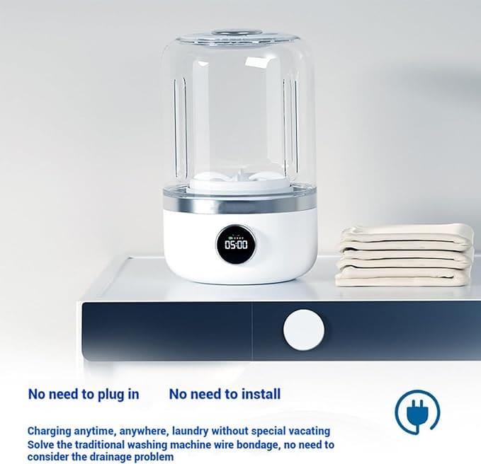Compacta Home™ Portable Mini Washing Machine