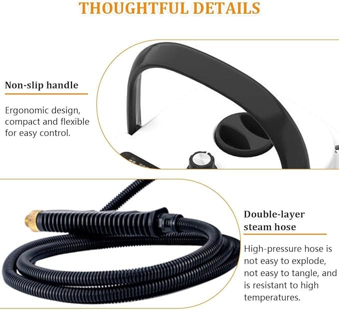 Compacta Home™ Portable High-Pressure Steam Cleaner