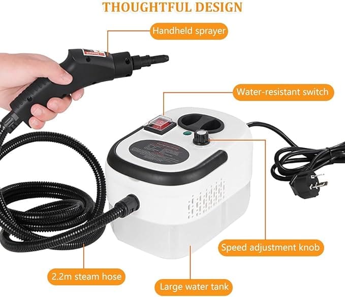 Compacta Home™ Portable High-Pressure Steam Cleaner