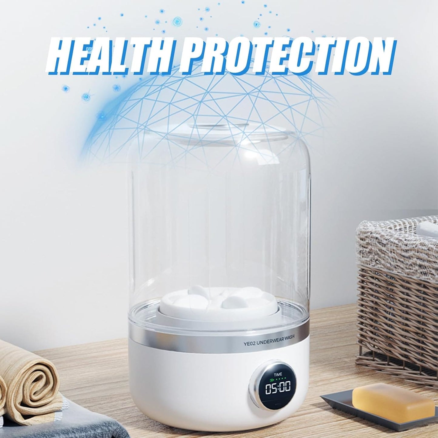 Compacta Home™ Portable Mini Washing Machine