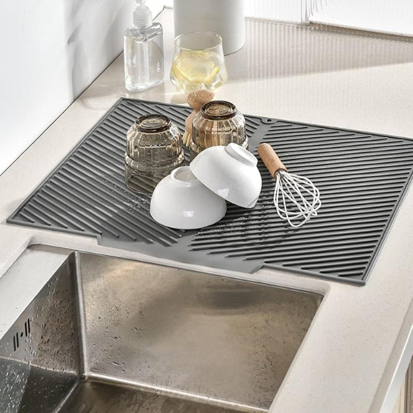Compacta Home™ Eco-Friendly Silicone Dish Drying Mat