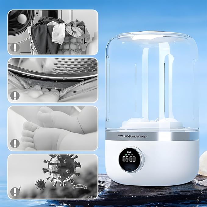 Compacta Home™ Portable Mini Washing Machine