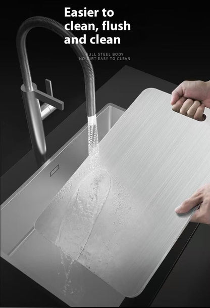 Compacta Home™ Shaped Folding Stainless Steel Chopping Board