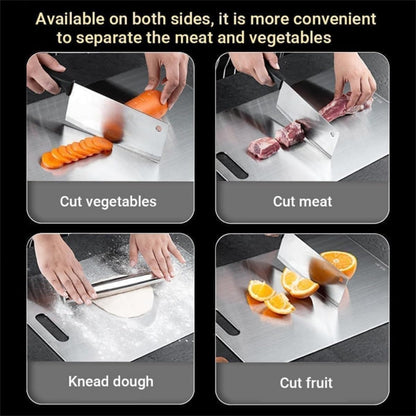 Compacta Home™ Shaped Folding Stainless Steel Chopping Board